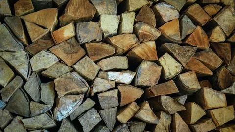 Timber for fire Stock Photos