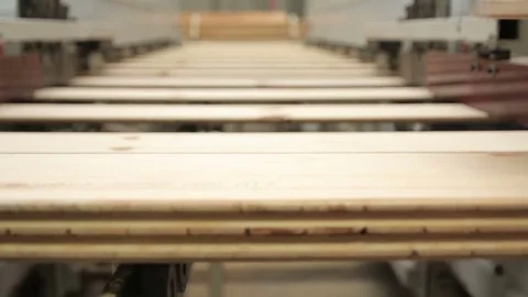 Timber Flooring Factory Stock Footage 76914971