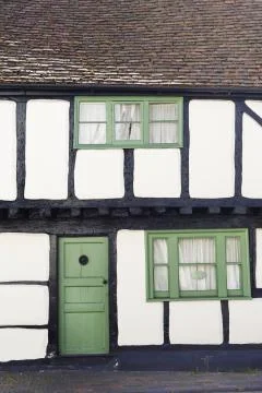 Timber frame cottage Stock Photos