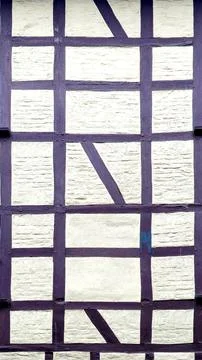 Timber Frame Pattern Background Texture Stock Photos