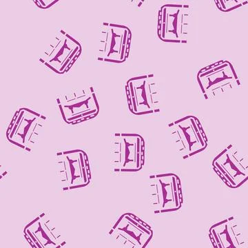 Timber framing workshop wood frame glyph vector seamless pattern Stock Illustration