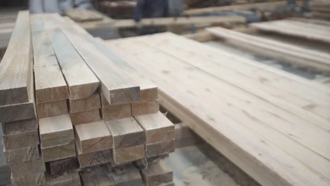 Timber Pallet  Factory  스톡 동영상 73068103