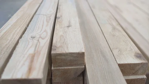 Timber Pallet  Factory  Stock Footage 73068122