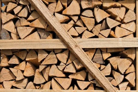 Timber stacking firewood fãƒâ ¼ r 스톡 사진