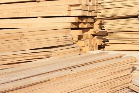 Timber storage Stock Photos