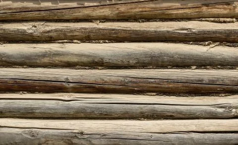 Timbered walls. background Stock Photos