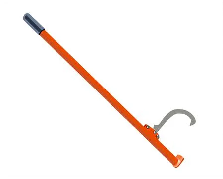 Timberjack log lifter Stock Illustration