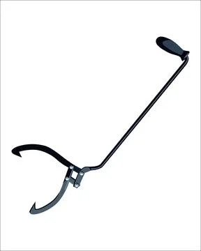 Timberjack log lifter 스톡 일러스트