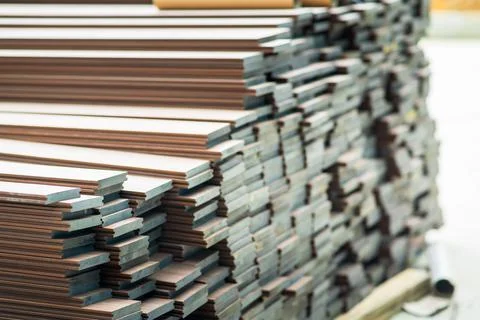 Timberwork, lumber work, woodwork industry, home renovation and house restora Stock Photos