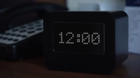 Time 12:00 on the clock Stock-Footage 233789290