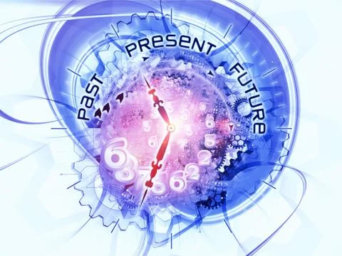 Time abstraction Stock-Illustration