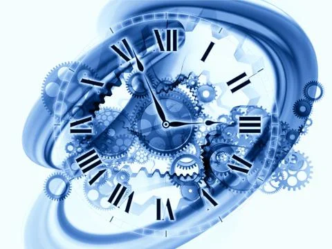 Time abstraction Stock-Illustration