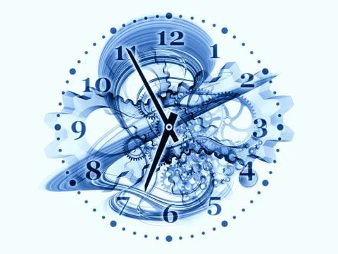 Time abstraction Stock Illustration