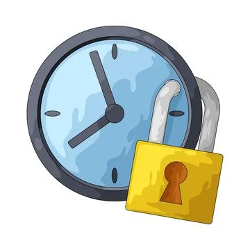 Time access illustration Иллюстрация