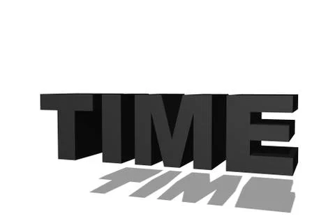Time to act for the futuret Stock Illustration