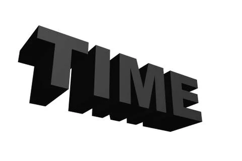 Time to act for the futuret Stock Illustration