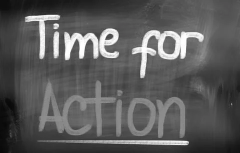Time for action concept Ilustración de archivo