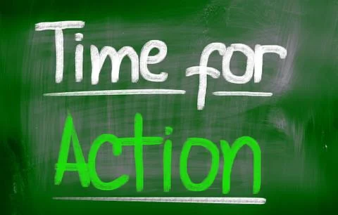Time for action concept 스톡 일러스트