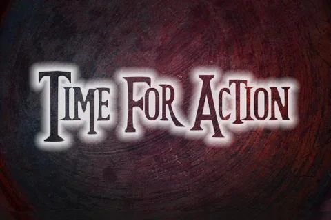 Time for action concept Ilustración de archivo