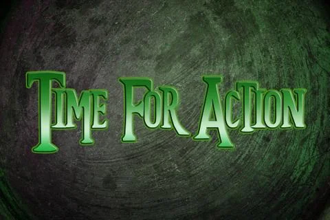 Time for action concept Ilustración de archivo