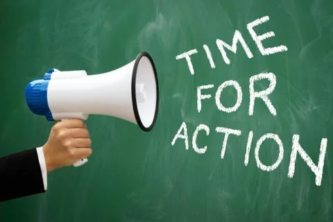 Time for action Stock Photos