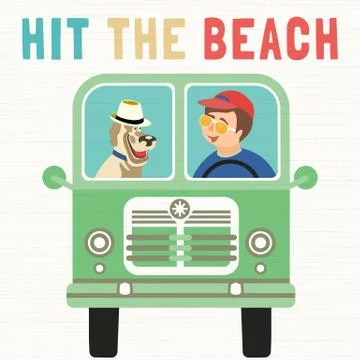 Time for adventures Stock Illustration