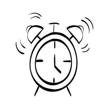 Time alarm clock Stock Illustration