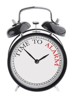 Time to alarm Stock Photos