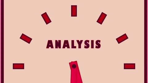Time For Analysis Clock Concept Animation 動画素材 342352020