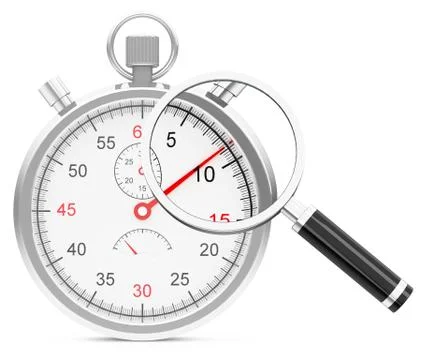 Time analysis Stock Illustration