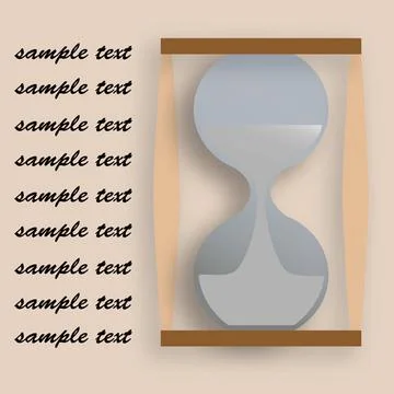 Time, and copy space for text time, and copy space for text, vector art il... Stock Photos