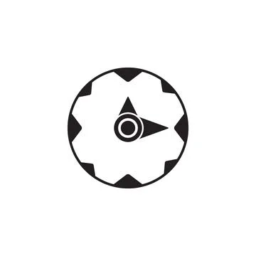 Time and degree indicator vector icon Stock Illustration