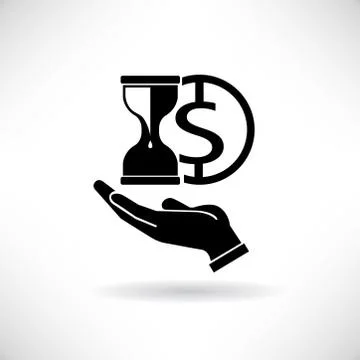 Time and money Stock Illustration