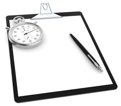 Time and motion study Stock Illustration