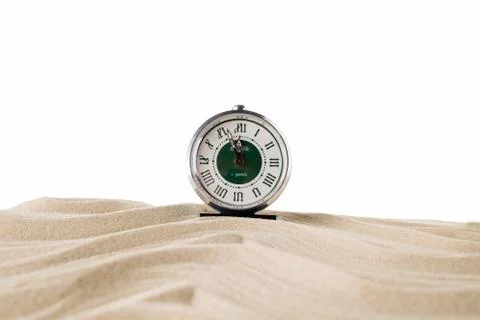 Time and sand. Stock Photos