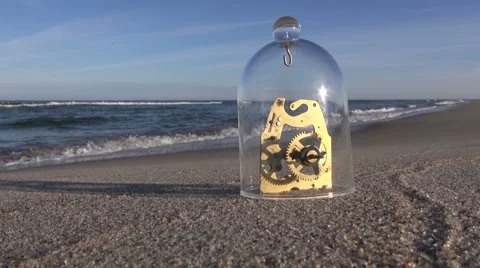 Time and sea concept Stock Footage 55859020