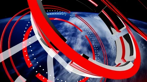 Time and Space background for headline of mass media Stock Footage 80581013