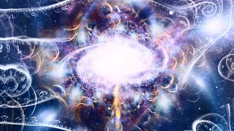 Time and space Stock Footage 123517974