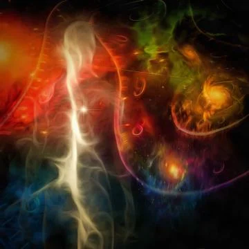 Time and space Stock Illustration