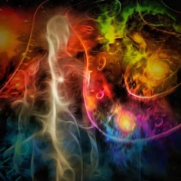 Time and space Stock Illustration
