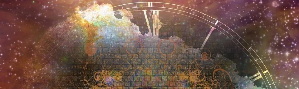 Time and space Stock Illustration