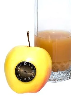 Time of apple diet Stock Photos