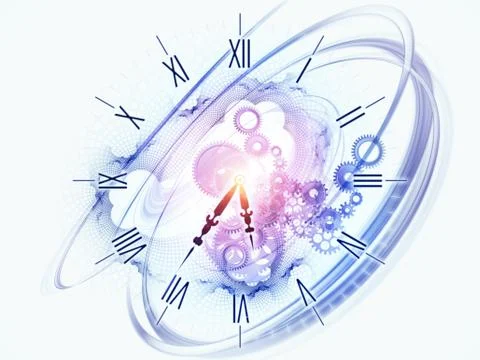 Time backdrop Stock Illustration