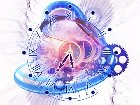 Time backdrop Stock-Illustration