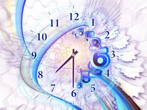 Time background Stock Illustration