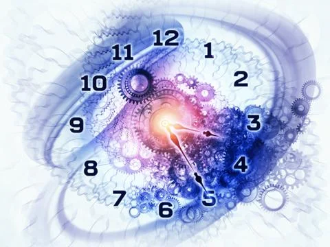 Time background Illustrazione stock