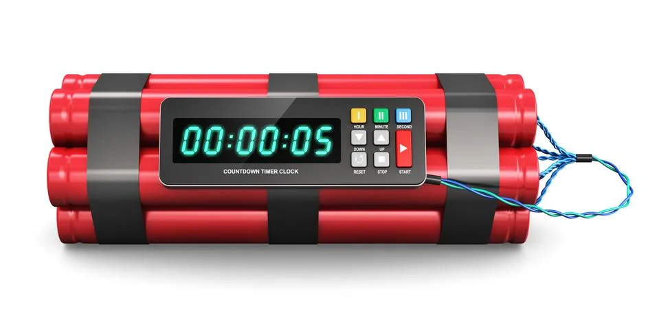 Time bomb Stock Illustration