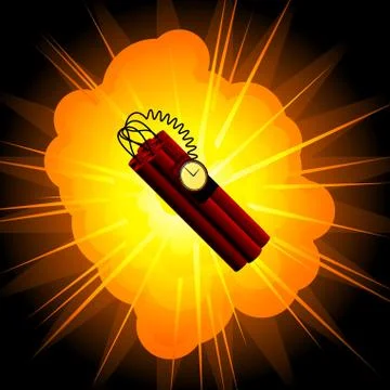 Time bomb Stock Illustration