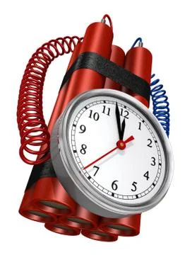 Time bomb Stock Illustration