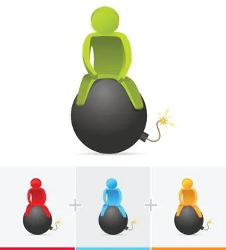 Time Bomb Stock Illustration